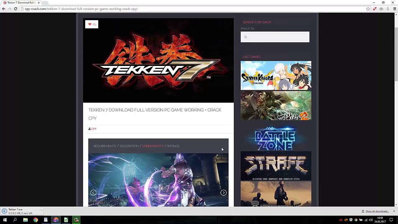 Tekken 7 serial key generator free download